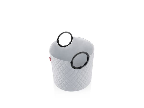 Reisenthel loophome S, Grå, Gjuten aluminium, Polyester, Korg, Monokromatiskt, Geometriskt mönster, inomhus