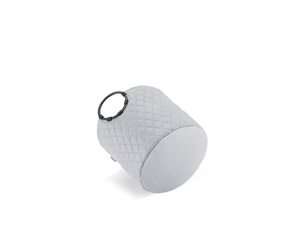 Reisenthel loophome S, Grå, Gjuten aluminium, Polyester, Korg, Monokromatiskt, Geometriskt mönster, inomhus