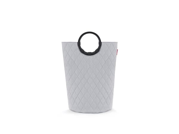 Reisenthel loophome M, Gjuten aluminium, Polyester, Korg, Monokromatiskt, Geometriskt mönster, inomhus, Rund