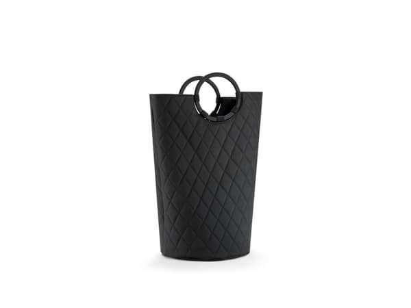 Reisenthel loophome M, Svart, Gjuten aluminium, Polyester, Korg, Monokromatiskt, Geometriskt mönster, inomhus