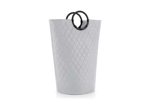 Reisenthel loophome L, Grå, Gjuten aluminium, Polyester, Korg, Monokromatiskt, Geometriskt mönster, inomhus