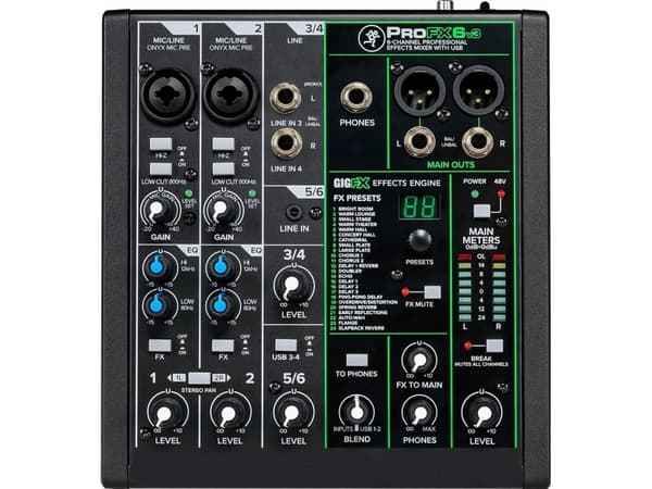 Mixer Mackie ProFX6v3 (2051299-01)