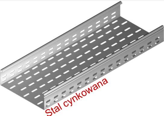 Baks Kabelbrett KCJ/KCOJ200H60/3 galvanisert perforert 200x60mm 3m 1mm 161020
