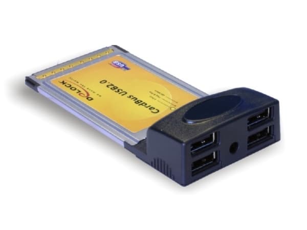 Delock - USB-adapter - CardBus - USB 2.0 x 4