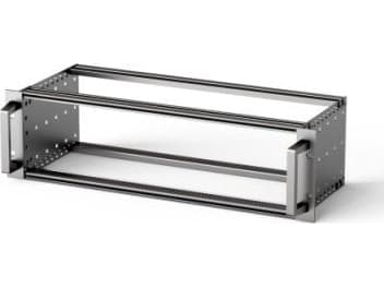 TRITON SCHROFF EuropacPRO 19 modulhållare för bakstycke, kraftig, eftermonterbar kåpa, med fäste, 3 U, 235 mm