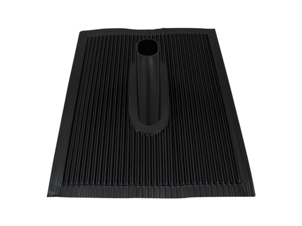 Televes ABZ60S Alu-platta svart för stolpar upp till 60mm 50x45cm 244002 (244002)