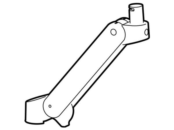 Ergotron LX Pro - Monteringskomponent (arm without pivot) - Konstant kraftteknik - mörkgrå - bildskärmsarm