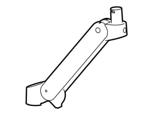 Ergotron LX Pro - Monteringskomponent (arm without pivot) - Konstant kraftteknik - mörkgrå - bildskärmsarm