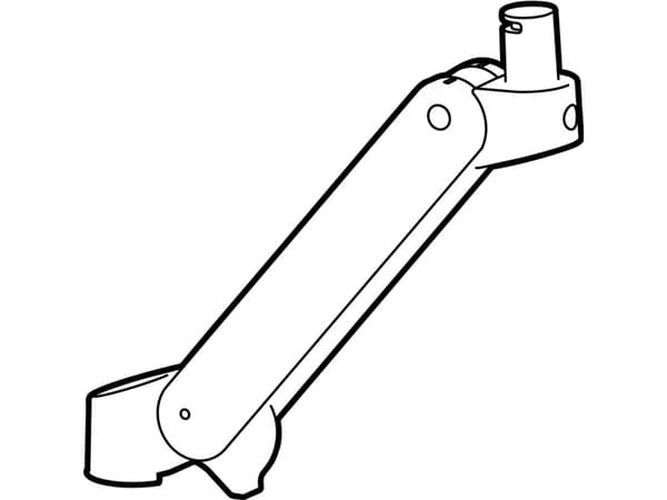 Ergotron LX Pro - Komponenter till montering (arm utan pivot) - Constant Force Technology - vit - monitorarm