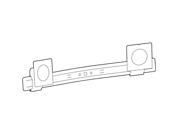Ergotron LX Pro - Monteringssett (bue, 2 svingtapper) - for flatpanel - dual direct, conversion kit - svart - skjermstørrelse: 27" - monitorarm - for