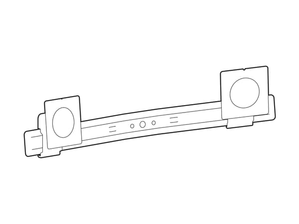 Ergotron LX Pro - Monteringssats (båge, 2 pivåfästen) - för platt panel - dual direct, conversion kit - mörkgrå - skärmstorlek: 27" - bildskärmsarm -
