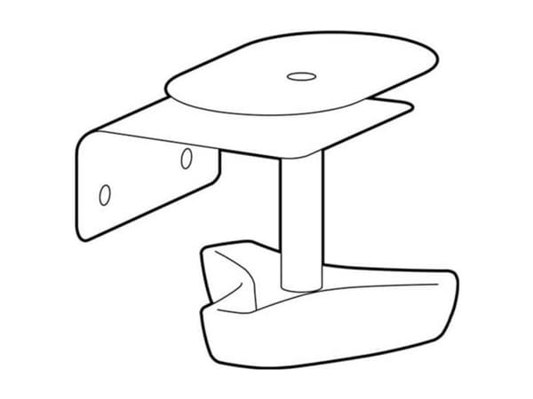 Ergotron LX Pro - Monteringssett (2-dels skrivebordslampe, tilbehørsfastvare) - replacement kit - aluminium, stål - skrivebordsmonterbar