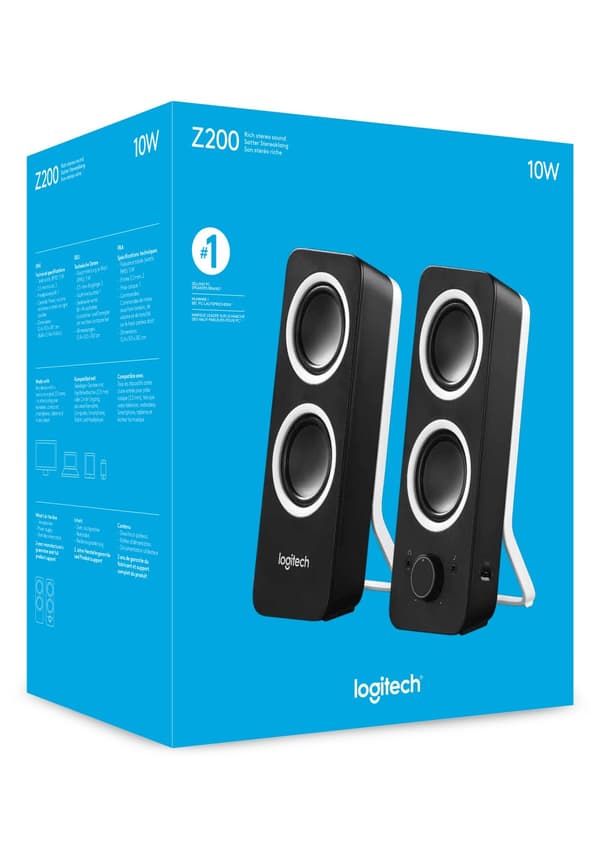 Logitech Z200 Svart Kabel 5 W
