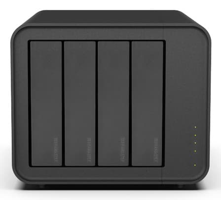 TerraMaster D4-320 hårddiskar Skrivbord Svart