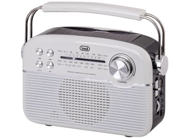 Trevi RA 7F50 BT, Personlig, Analog, AM, FM, SW, USB Type-C, Hvit, Monokromatisk
