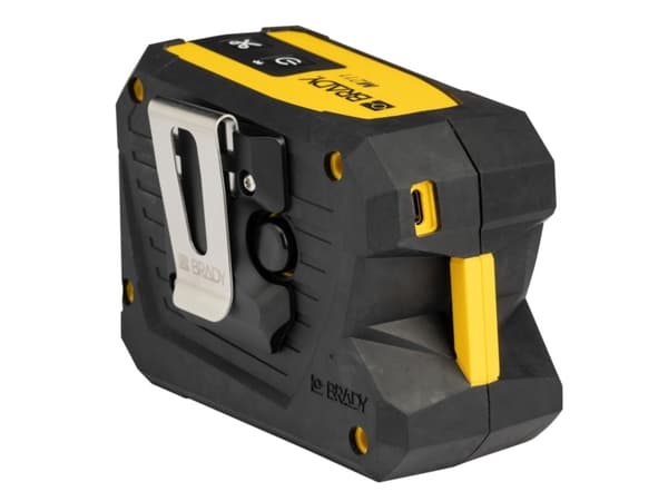 Brady M211 Kit, Trermisk overføring, 203 x 203 DPI, 15,24 mm/sek, Trådløs, Innebygd batteri, Lithium-Ion (Li-Ion) Sort, Gult