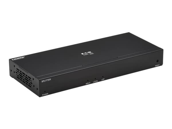Eaton Tripp Lite Series HDMI over Cat6 Splitter - 4-Port 4K 60 Hz, HDR, 4:4:4, PoC, HDCP 2.2, 230 ft. (70.1 m), TAA - Förlängd räckvidd för audio/vid