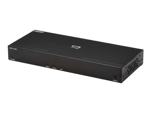 Eaton Tripp Lite Series HDMI over Cat6 Splitter - 4-Port 4K 60 Hz, HDR, 4:4:4, PoC, HDCP 2.2, 230 ft. (70.1 m), TAA - Förlängd räckvidd för audio/vid