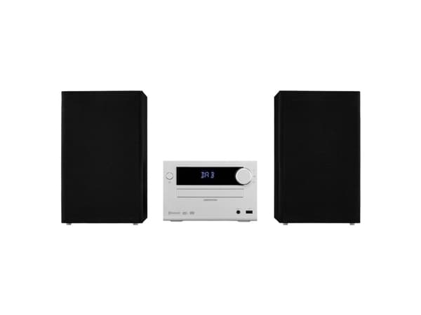 MEDION LIFE E64482, Home audio micro system, Black, Grey, 1 discs, Top, 30 W, DAB+, FM, PLL