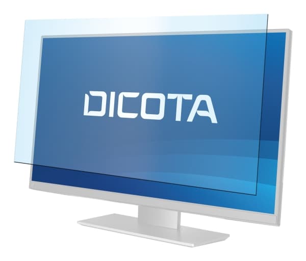 DICOTA - Bländskyddsfilter till bildskärm - 3 H, universell (16:9) - lim - 24" - svart