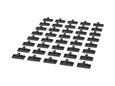 APC NetShelter - Rackmonteringsskena anslutning - svart (paket om 40)
