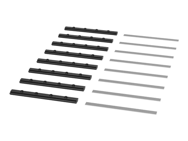APC NetShelter - Rack-brakett - svart (en pakke 8)