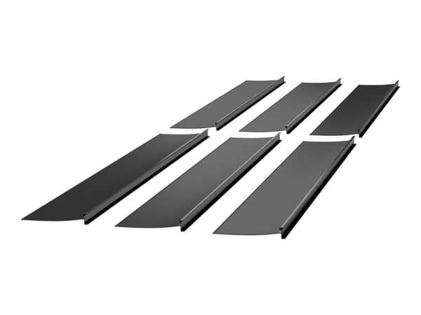 APC NetShelter - Rackforsegling coekstrudering (horisontal / vertikal) - 1000 mm - tak - takmonterbar, rackmonterbar - svart (en pakke 6)