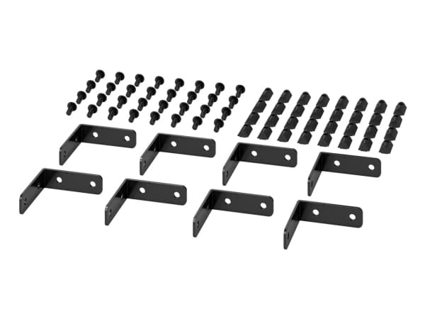 APC NetShelter - Rack-brakett - svart (en pakke 8)