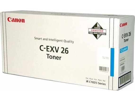Canon C-EXV26, 6000 sidor, Cyan, 1 styck