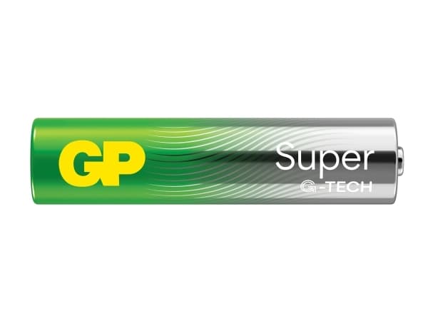 GP Batteries Super Alkaline GP24A, Single-use battery, AAA, Alkaline, 1.5 V, 12 pc(s), Cd (cadmium), Hg (mercury)