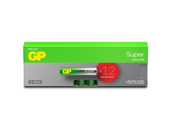 Batteri, GP Super, Alkaline, AAA