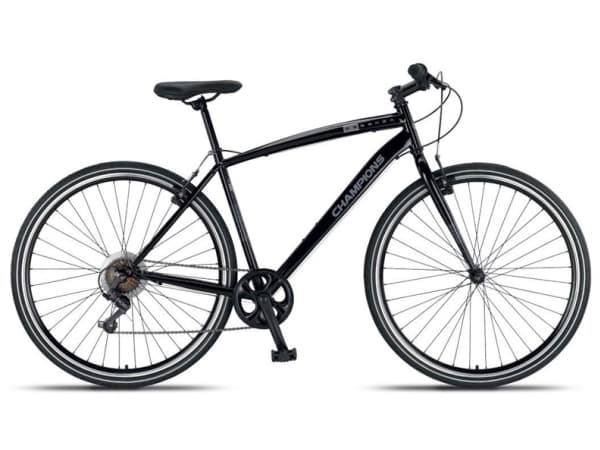 Champions Bike Hybrid 28 Uomo Steel 7 Gear Black