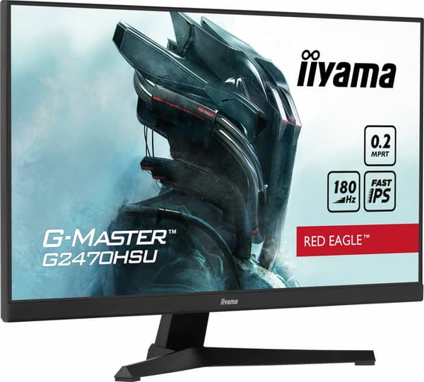 iiyama G-MASTER G2470HSU-B6 platta pc-skärmar 60,5 cm (23.8") 1920 x 1080 pixlar Full HD LCD Svart