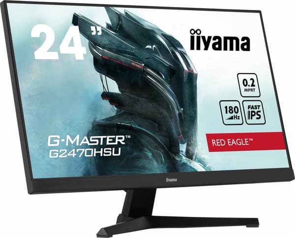 iiyama G-MASTER G2470HSU-B6 platta pc-skärmar 60,5 cm (23.8") 1920 x 1080 pixlar Full HD LCD Svart