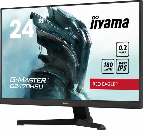 iiyama G-MASTER G2470HSU-B6 platta pc-skärmar 60,5 cm (23.8") 1920 x 1080 pixlar Full HD LCD Svart