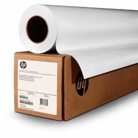 HP Paper bright white 24inch 45m roll 4-pack storformatsmedia 45,7 m Mätt