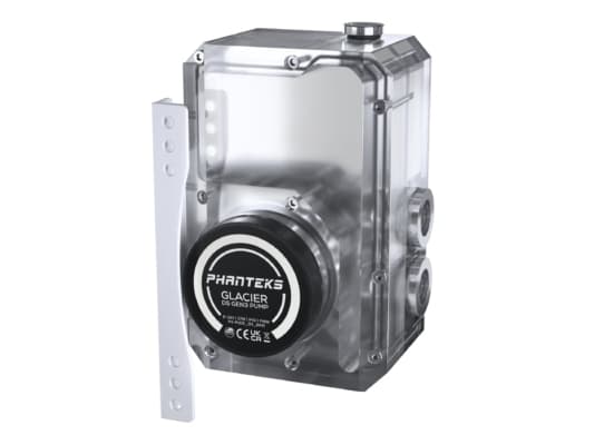 Phanteks EZ-Fit 140 RES-D5, Vattenblock, Akryl, Koppar, Polyoximetylen (POM), Silver, Vit, 1/4", CPU, Universal