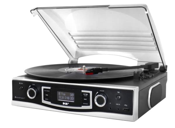 SOUNDMASTER PL590SW STEREO SKIVSPELARE DAB+/FM-RDS USB-MP3 INSPELNING USB, AUX-IN