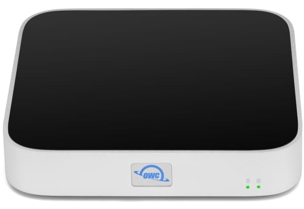 OWC miniStack STX, HDD/SSD-kabinett, 2.5/3.5", M.2, Serial ATA III, USB-tilkobling, Sort, Sølv