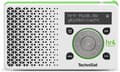 Miniatyrbilde 1 av 4: TechniSat DigitRadio 1 - Hr4 Edition - bærbar DAB-radio - 1 watt - hvit, grønn