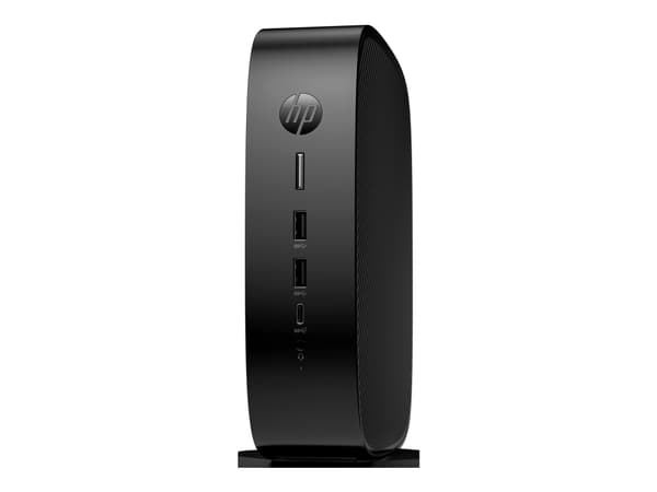 HP Elite t755 - Tynn klient - SFF 1 x Ryzen Embedded V2546 / inntil 3.95 GHz - RAM 16 GB - SSD 256 GB - NVMe - Radeon Graphics - Gigabit Ethernet, Bl