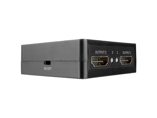 LINDY 2 Port HDMI 18G Splitter, Compact