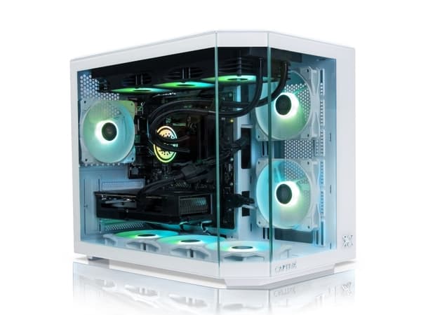 CAPTIVA PC Advanced Gaming R88-535 (Ryzen 7 7800X3D/RTX4060 Ti 8GB GDDR6/SSD 1TB/32GB/WLAN/w/o OS), 4,2 GHz, AMD Ryzen™ 7, 32 GB, DDR5-SDRAM, 1 TB, S Hvit