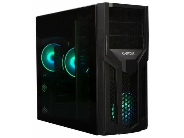 CAPTIVA PC Advanced Gaming R90-513 (Ryzen 5 4500/RTX4060 8GB GDDR6/SSD 500GB/16GB/WLAN/Windows 11 Home 64-bit) (90513) Svart