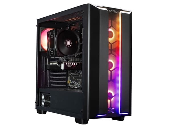 CAPTIVA PC Ultimate Gaming R90-655 (Ryzen 7 9800X3D/RTX5090 32GB GDDR7/SSD 1TB/32GB/WLAN/w/o OS), 4,2 GHz, AMD Ryzen™ 7, 32 GB, DDR5-SDRAM, 1 TB, SSD Svart