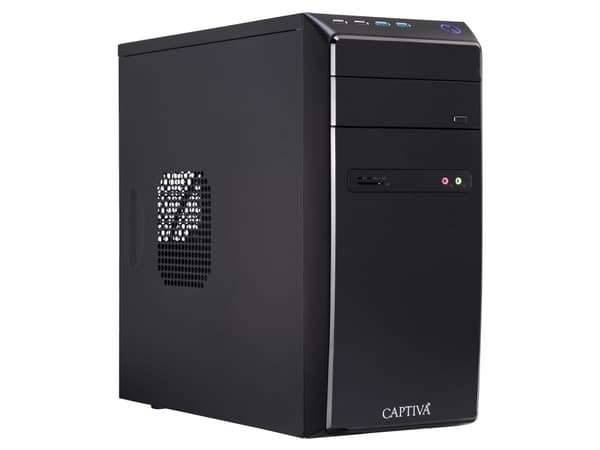 CAPTIVA Power Starter I61-545, 2.6 GHz, Intel® Core™ i5, 16 GB, 480 GB, DVD-RW, Windows 11 Home musta