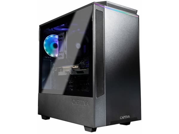 CAPTIVA Workstation I78-560, 3,2 GHz, Intel® Core™ i9, 32 GB, DDR4-SDRAM, 1 TB, SSD Svart