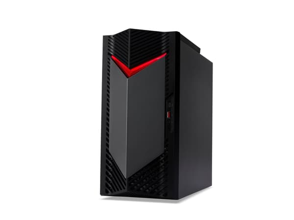 Acer Nitro 50 N50-656 - Tower spel - Core i5 i5-14400F / upp till 4.7 GHz - RAM 16 GB - SSD 512 GB - NVMe - GeForce RTX 4060 - IEEE 802.11ax (Wi-Fi 6