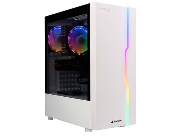 CAPTIVA PC Advanced Gaming I88-840 (i5-14400F/RTX4060 8GB GDDR6/SSD, 2.5 GHz, Intel® Core™ i5, 32 GB, DDR4-SDRAM, 1 TB, Windows 11 Home Valkoinen