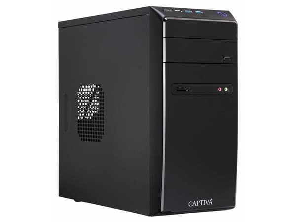 CAPTIVA PC Power Starter R89-645 (Ryzen 5 8500G/SSD 480GB/32GB/WLAN/w/o OS), 3.5 GHz, AMD Ryzen™ 5, 32 GB, DDR5-SDRAM, 480 GB, SSD musta